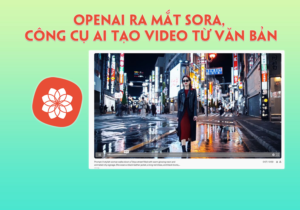 Hình ảnh từ trang giới thiệu công cụ Sora từ OpenAI