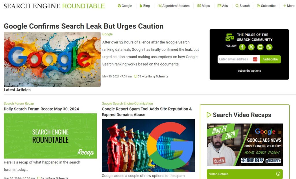 Search Engine Roundtable