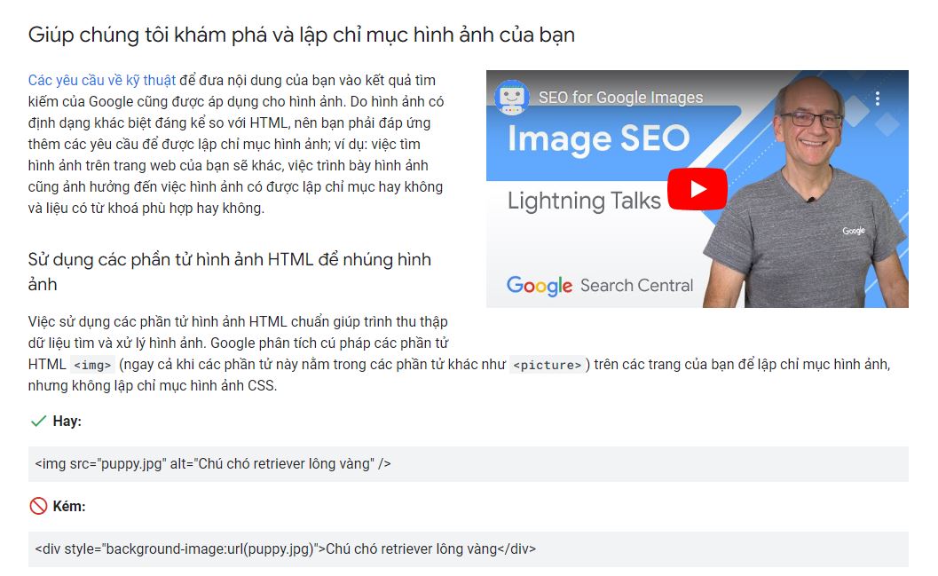 SEO Hình ảnh: Thêm ảnh Bằng Thẻ HTML Hay CSS Là Tốt Nhất?